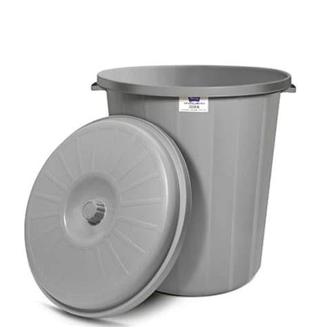 ÇÖP KOVASI BATTAL 50 LT KAPAKLI GRİ