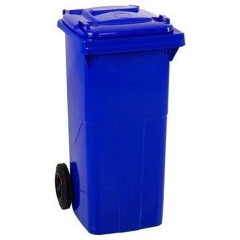 NOSSA PLASTİK TEKERLEKLİ ÇÖP KOVASI 240 LT MAVİ
