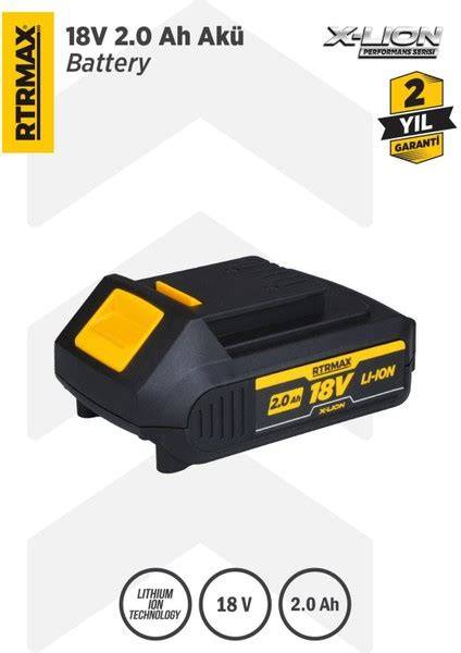 RTXMAX X-LİON AKÜ 2.0 AH RTX1802