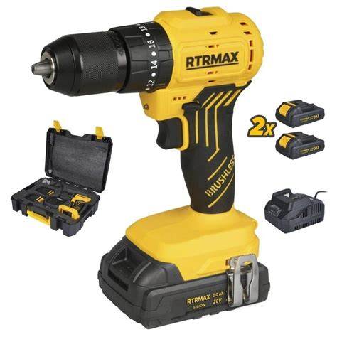 RTRMAX RTS5012 AKÜLÜ DARBELİ KÖMÜRSÜZ MATKAP 20V