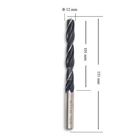 MTE HADDELİ HSS MATKAP UCU DIN338 12 MM 1200