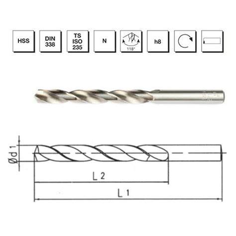 MTE HSS TAŞL. MATKAP UCU DIN338 22 MM 2102200