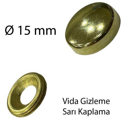 ZAMAK VİDA GİZLEME KAPAĞI 15 LİK