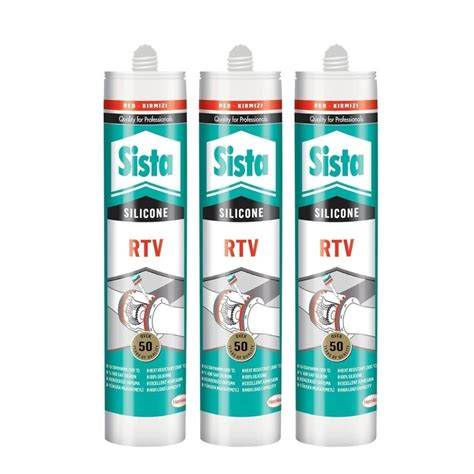 SİSTA ISI KIRMIZI SİLİKON 310 ML