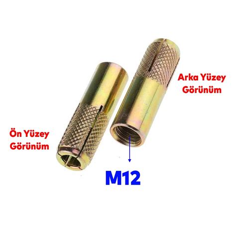 ÇAKMALI ÇELİK DUBEL M12