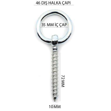 ÇINAR HALKALI VİDA 10x130 MM KOD:259