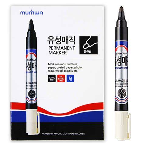 MUNHWA PERMANENT MARKER KOLİ KALEMİ SİYAH OPM101