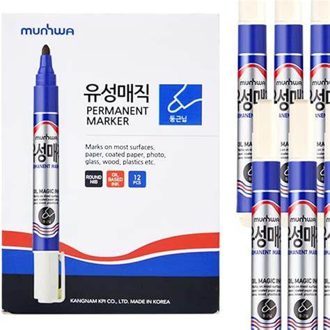MUNHWA PERMANENT MARKER KOLİ KALEMİ MAVİ OPM103