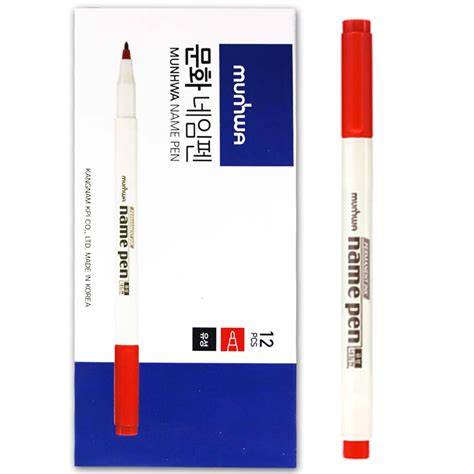MUNHWA NAME PEN ASETAT KALEMİ EXTRA FINE S KIRMIZI