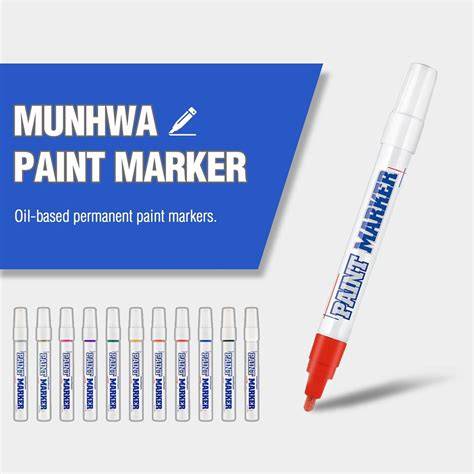MUNHWA PAINT MARKER İNCE TAM ÖRTÜCÜ KALEM SİYAH