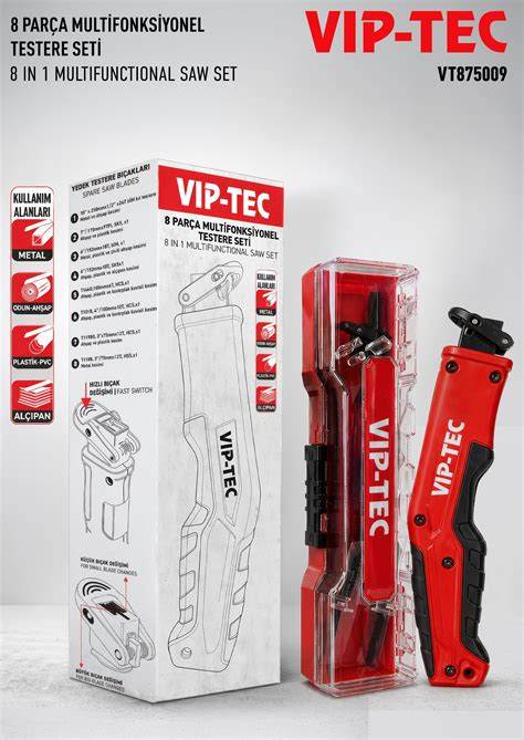 VİPTEC VT875009 8 PARÇA MULTİFONK.TESTERE SETİ