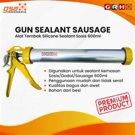 FRS SOSİS SİLİKON TABANCASI 600 ML PLASTİK KOD:354