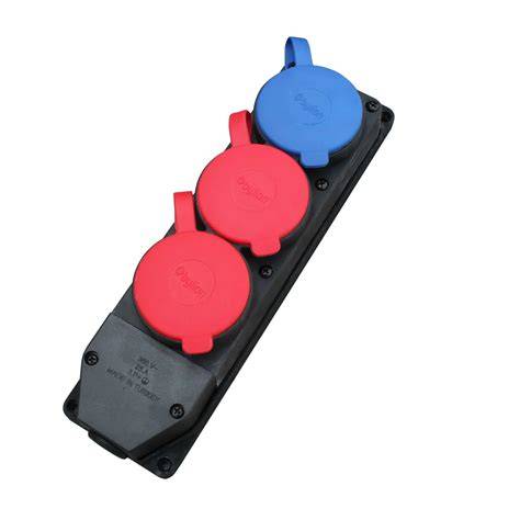 BYLİON KAUÇUK ÜÇLÜ GRUP PRİZ 3X25A 2T1M