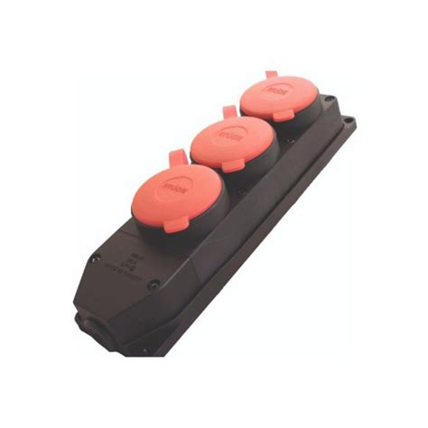 BYLİON TRFZ KAUÇUK PRİZ ÜÇLÜ 3x25A 3KMPT(3KTP)