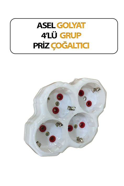 BYLİON 4 LÜ GOLYAT PRİZ SİYAH GSMS-F
