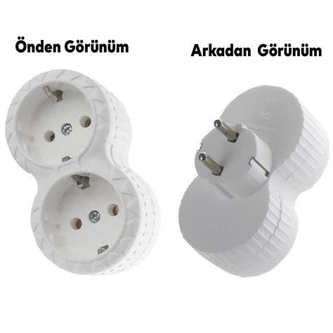 BYLİON 2 Lİ GOLYAT PRİZ BEYAZ TYPE/C 2GMS-F/W USB