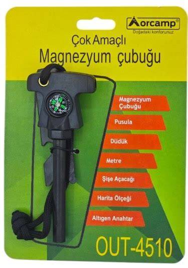 ORCAMP ÇOK AMAÇLI MAGNEZYUM ÇUBUĞU OUT-4510