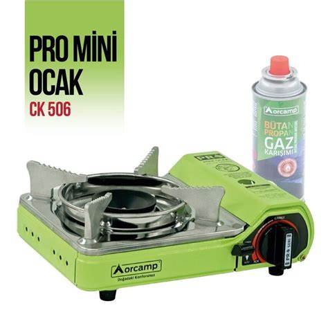 ORCAMP CK-506 TEKLİ PORTATİF OCAK YEŞİL