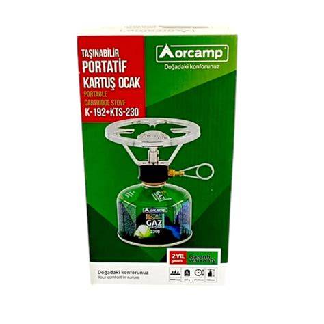 ORCAMP K-192-230 SİBOPLU KARTUŞ OCAK+230 GR TÜP
