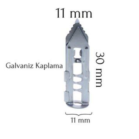 ÇELİK ALÇIPAN DÜBELİ KISA (100 ADET)