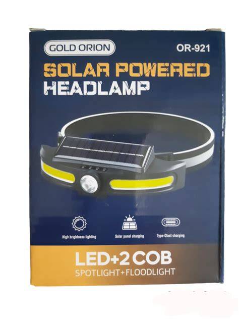 GOLD ORION GÜNEŞ ENERJİLİ KAFA LAMBASI OR-921