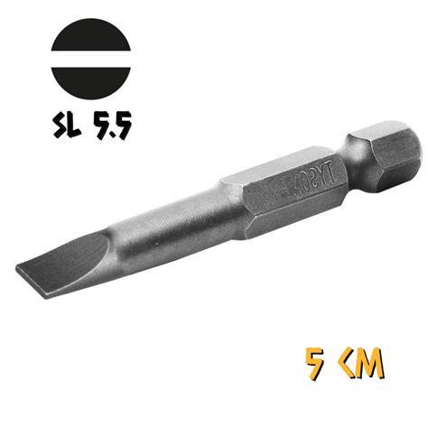 TYSON TYS9637 BİTS UÇ SLOT DÜZ 5.5X50 MM