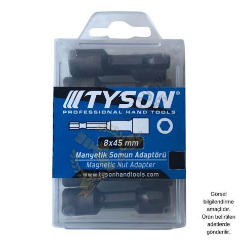 TYSON TYS9645 MANYETİK SOMUN ADAPTÖRÜ 8X45