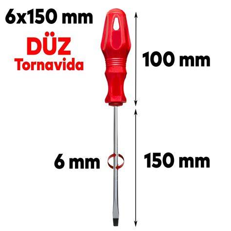 KUPA KUP3025 TORNAVİDA DÜZ 6X150