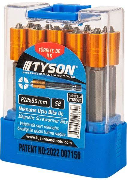 TYSON MIKNATISLI BİTS UÇ PZ2 65 MM TEK YÖNLÜ