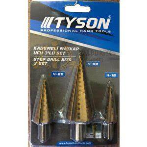 TYSON TYS9369 KADEMELİ MATKAP UCU SETİ 4+12+20+32