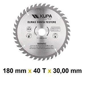 KUPA KUP7004 SUNTA ELMAS TESTERE 180X30 MM 40 DİŞ