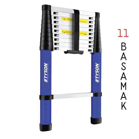 TYSON ALÜMİNYUM TELESKOPİK MERDİVEN 10 BAS TYS9146