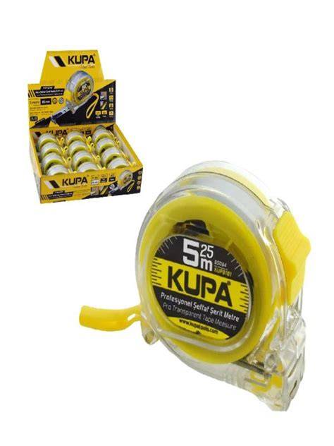 KUPA KUP8182 ŞEFFAF ŞERİT METRE 5X25 MT