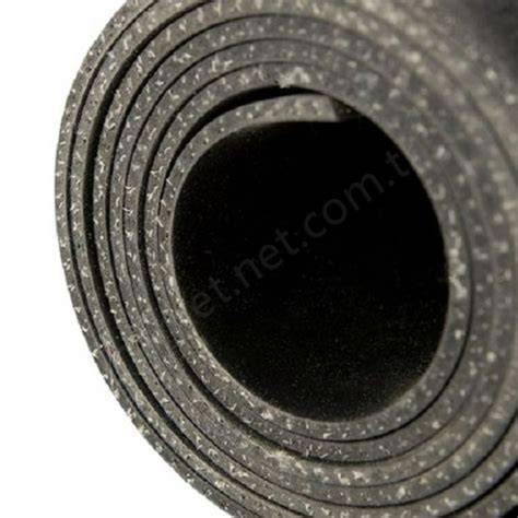 LASTİK LEVHA BEZLİ SİYAH 10 MM(1 TOP 124 KG 6 MT)