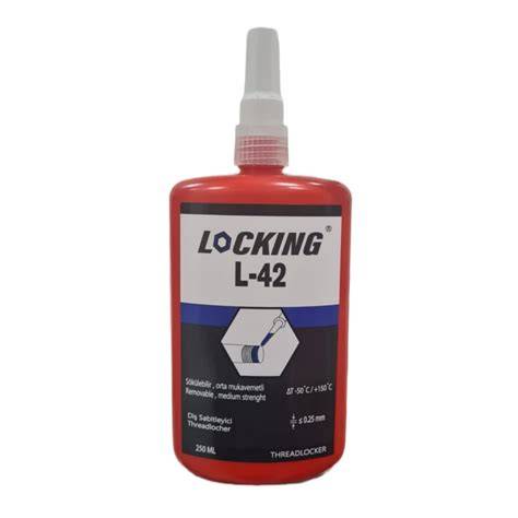 LOCKING L42 ORTA KUVVET CİVATA SABİTLEYİCİ 250 ML