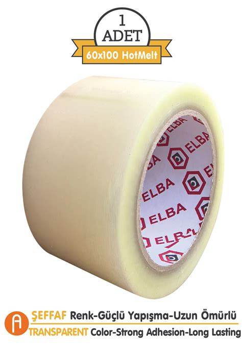 ELBA KOLİ BANDI 60X100 MT ŞEFFAF