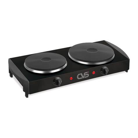 CVS DN 2407 İKİLİ ELEKTRİKLİ OCAK SİYAH 2500 W