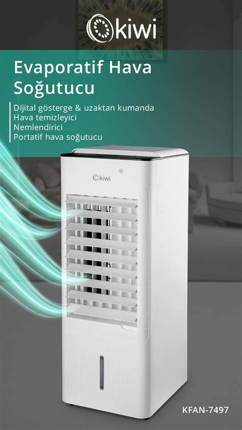 KİWİ KFAN 7497 BÜYÜK SULU SOĞUTUCU KUMANDALI