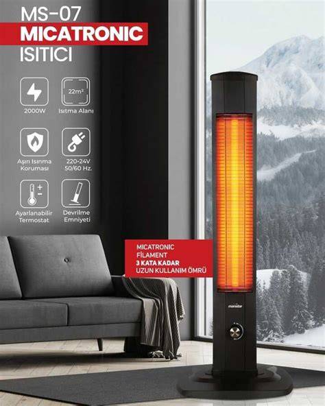 MARSSTAR PTC SERAMİK DİK ISITICI MS-240