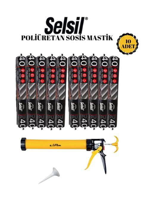 SELSİL P.U SOSİS MASTİK 600 ML SİYAH