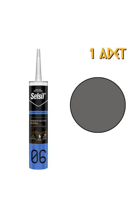 SELSİL CONST.İNŞAAT SİLİKON 300 ML ANTRASİT GRİ