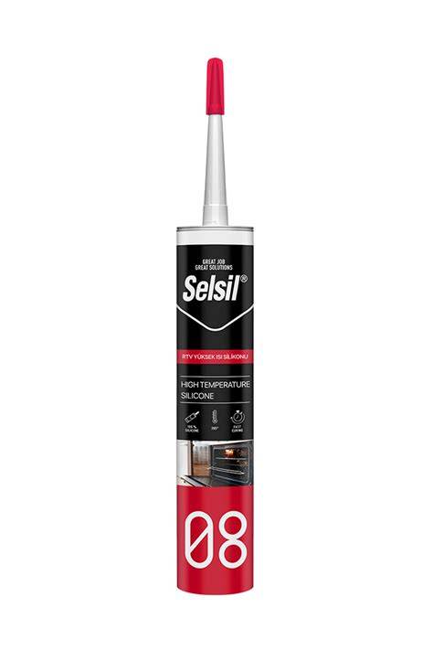 SELSİL X RTV ISI SİLİKONU KIRMIZI 280 ML