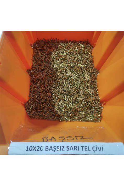 SARI TEL ÇİVİ 10X20 TH (Başsız)