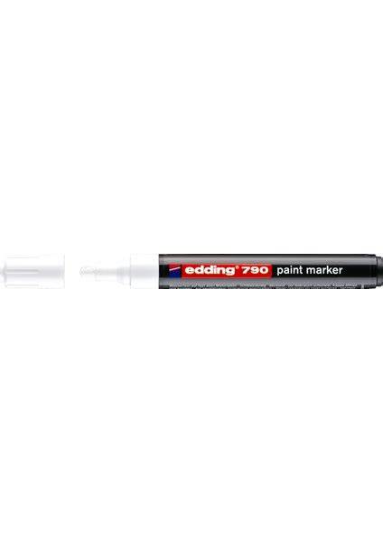 EDDİNG 790 TAM ÖRTÜCÜ BOYA KALEMİ BEYAZ