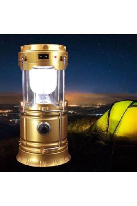 GOLD ORION KAMP LAMBASI GÜNEŞ PANELLİ OR-0087