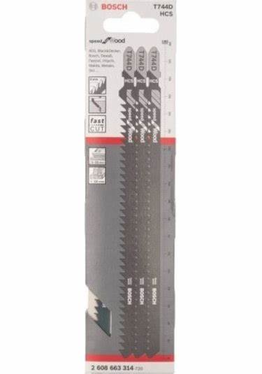 Dekupaj Bıçağı SpeedforWood T744D 3'lü