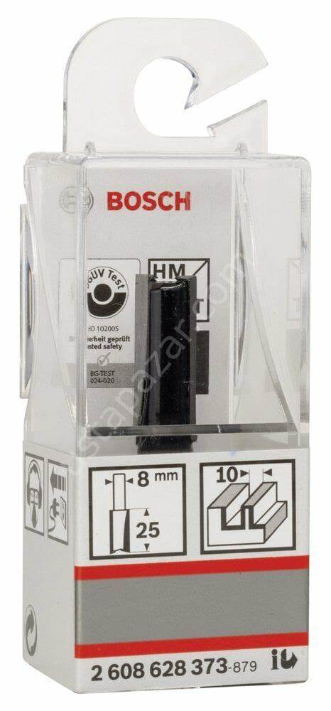 SDW ÇiFT OLUKLU DÜZ FREZE UCU 8*10*56MM