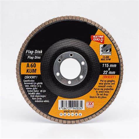 FLAP DISK A.OXIT 115MM 60 KUM