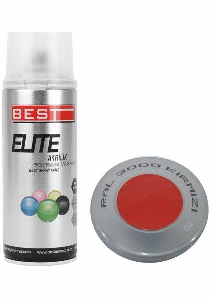 BEST SPREY BOYA ELiTE 400 ML RAL3000 KIRMIZI