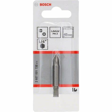 ÇiFTLi ViDALAMA UCU PH2-S1X5,5*45MM 1'Li